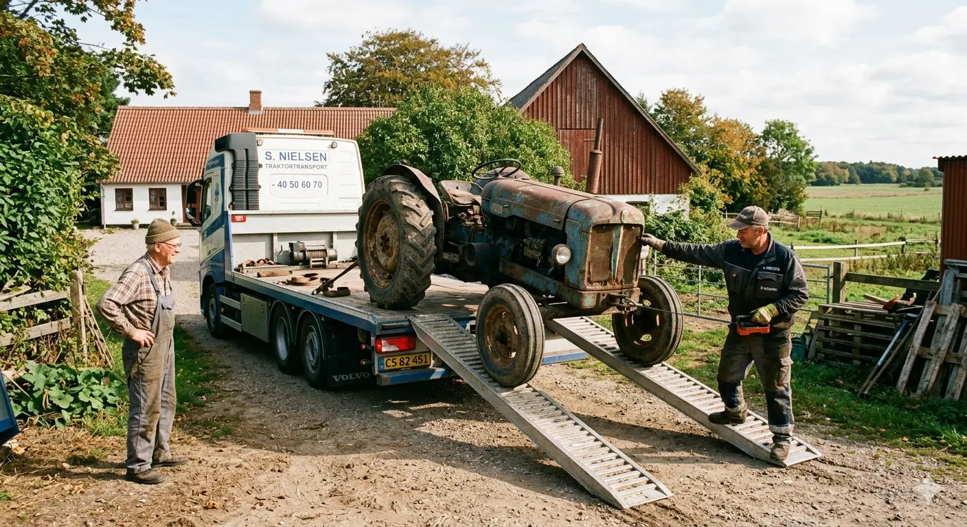 traktor afhentning
